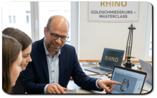 Ab Juli biete ich einen Einsteigerkurs CAD Rhino lernen für Goldschmiede und alle die CAD lernen möchten.